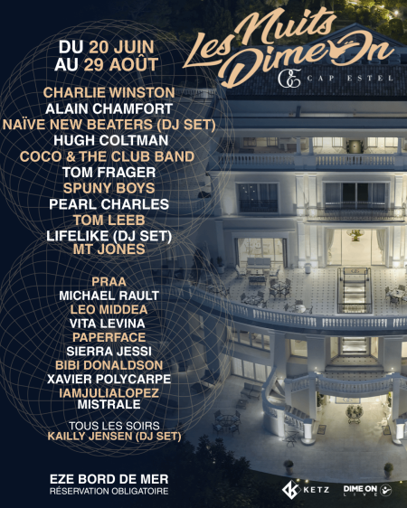 Cap Estel les nuits dime on - concerts dj