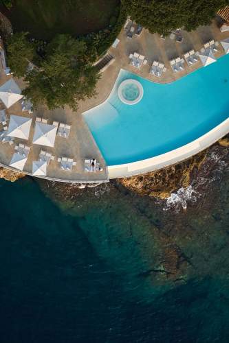 Cap Estel Swimming pool Overhead view, Côte d'Azur