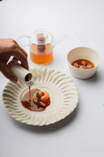 Restaurant La Table du Cap Estel. Fine Dining Michelin Starred Restaurant French Riviera